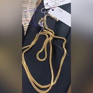 Brand new 18K Japan gold necklace